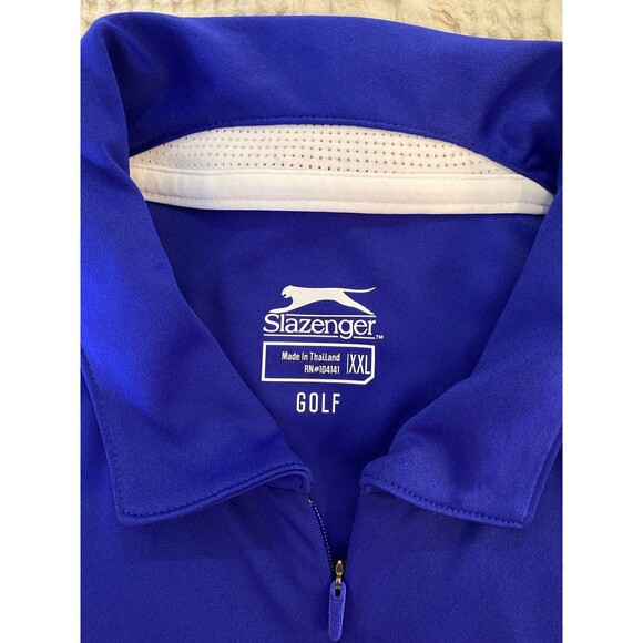 Slazenger Women’s Golf Polo Shirt Plus Size XXL Sleeveless Color block Blue - Picture 9 of 12